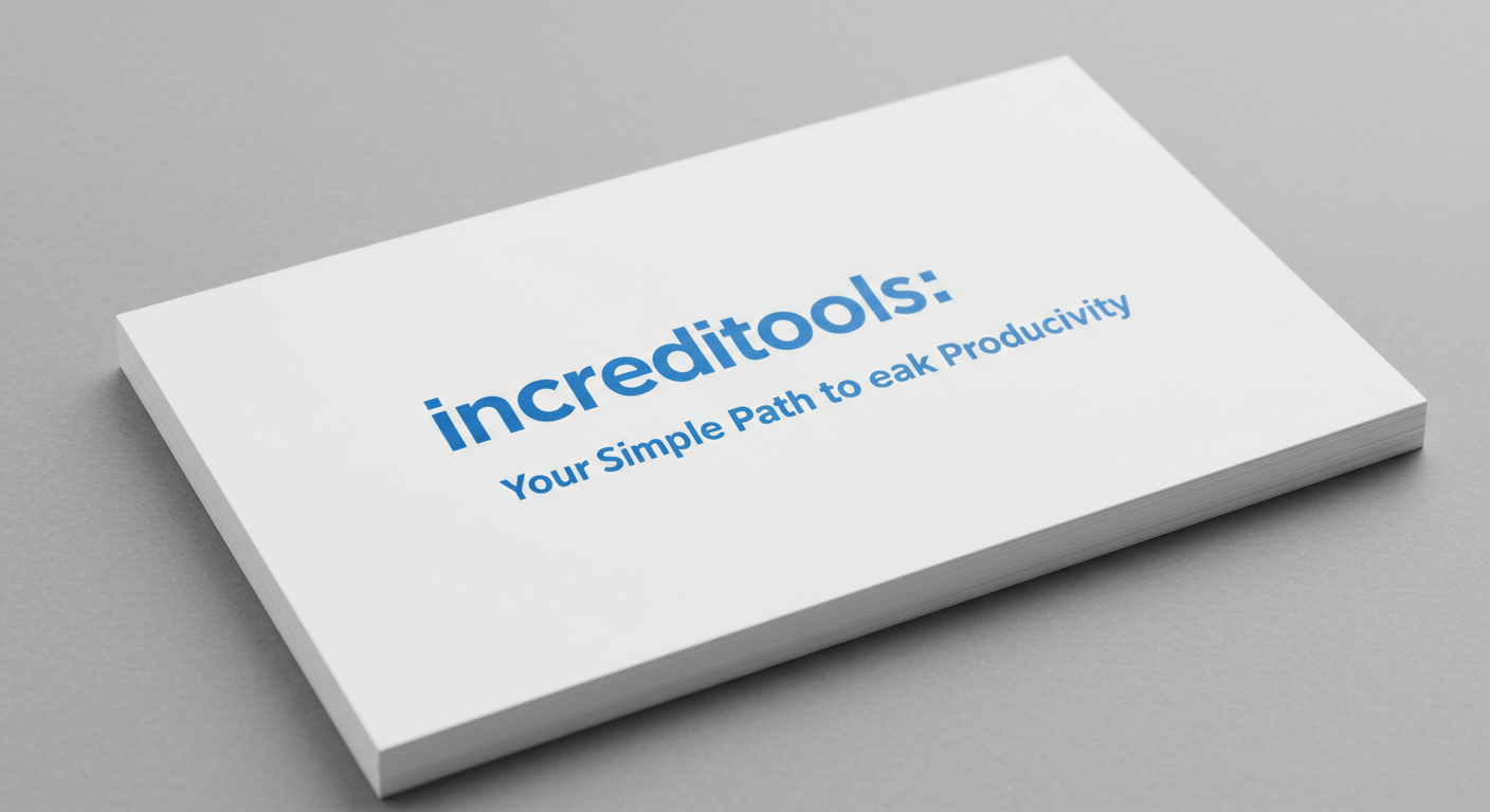 increditools: Your Simple Path to Peak Productivity