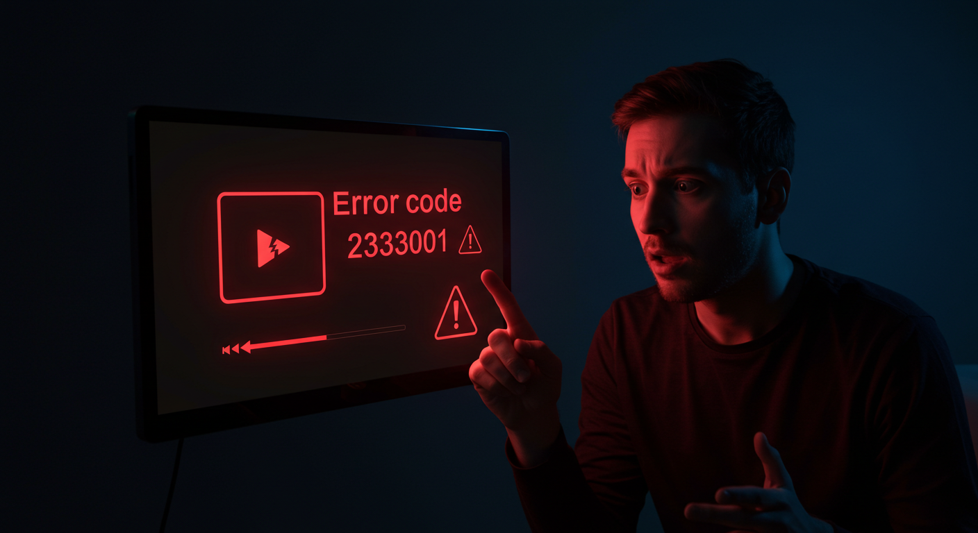 How Error Code 233001 Affects Streaming and Video Playback